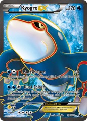Kyogre-EX - 104/108 - Full Art Ultra Rare